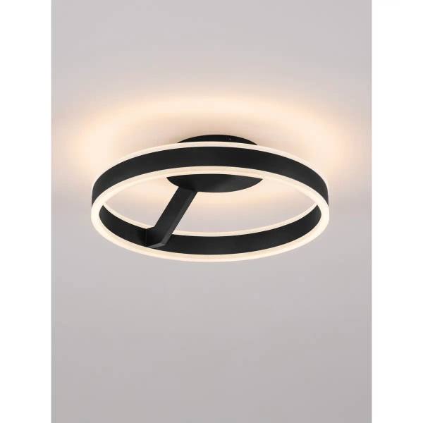 Pierścieniowa sufitowa lampa SOLVIRA LE45493 LED 28W 2700-4000K czarny