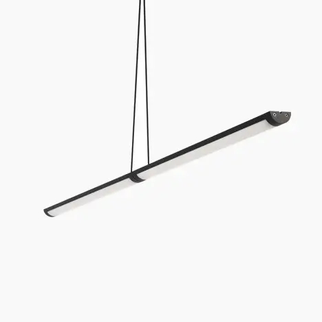 Podłużna lampa wisząca Supersymetry P096PL-L11BK1 LED 18W 4000K czarna
