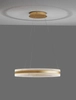 Okrągła lampa wisząca COLIMA LE42753 ring LED 75W 3000K nowoczesna złota