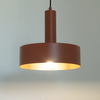 Lampa wisząca nad stół Vitrum 41115 do jadalni krążek ceglana