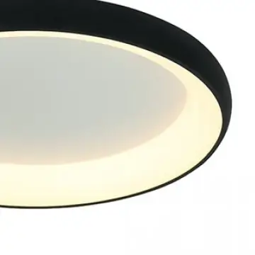 Minimalistyczny plafon do jadalni 2040 LED 32W 3000K okrągły czarny