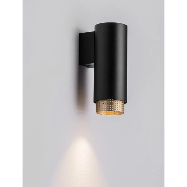 Reflektor ścienny do salonu TORVILA LE45617 czarny złoty