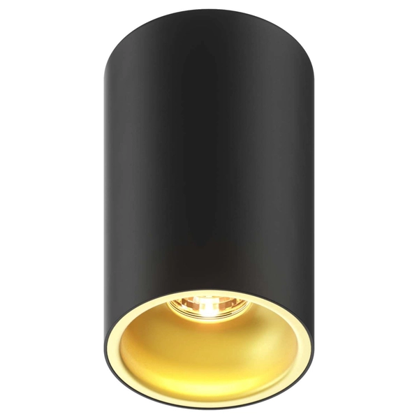 Sufitowa lampa Deep 89313-N Zumaline nastropowy downlight czarny złoty