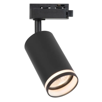 Jednofazowa lampa szynowa Pipe Ring Track ML2065 tubka cylinder czarny