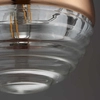 Kulista lampa zwis Paloma 68956 Endon transparentna miedziana