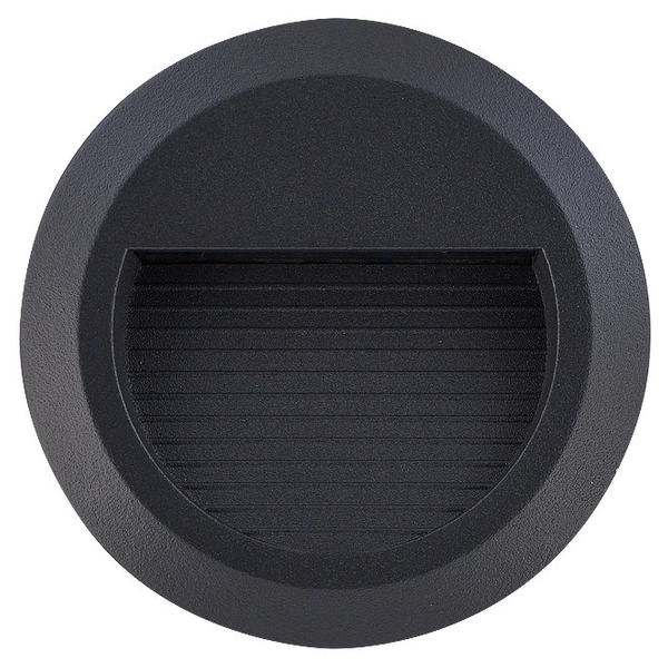 Elewacyjna LAMPA zewnętrzna ROUND LED 8147 Nowodvorski okrągła OPRAWA outdoor LED 1,6W 3000K ścienna IP54 czarna