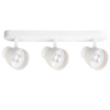 Potrójna natynkowa lampa Dravo LP-9523/3WS WH na belce biały