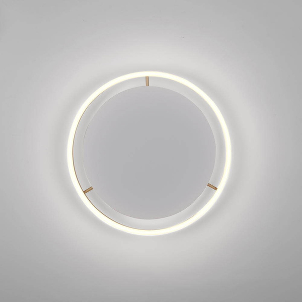 Ściemnialna lampa sufitowa Ritus 15391-60 Just Light LED 20W 3000K nad łóżko złota