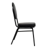 Ergonomiczne krzesło bankietowe Hebe KH1501100312 czarna