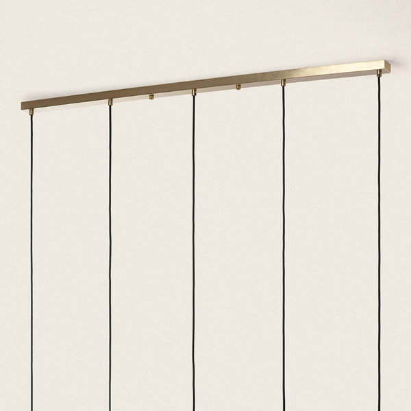 Szklane kule lampa wisząca Milano ABR-LWD-5XE27 Abruzzo złoty biały czarny