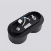 Lampa sufitowa downlight MODO czarna SL.2439 2xGx53 metalowa tuba