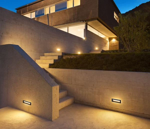 Elewacyjna lampa wpust Erba ONFL-0352-3K Italux LED 5W 3000K IP65 czarny