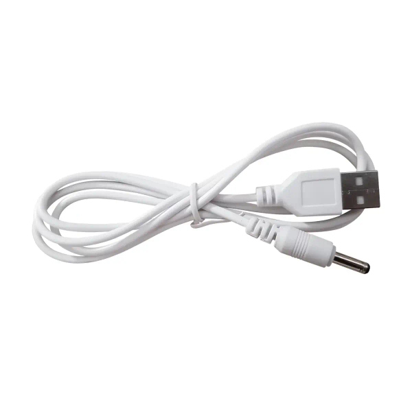 Przewód zasilający USB do lampek 322258 minijack DC 3,5 5V 1A biały