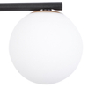Ścienna LAMPA loftowa GAMA 33194 Sigma metalowa OPRAWA kinkiet kula ball biała