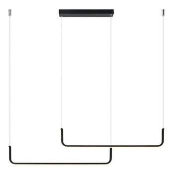 Lampa wisząca podwójna Malawi LP-1015/2P basic Light Prestige LED 20W 3000-6000K czarna