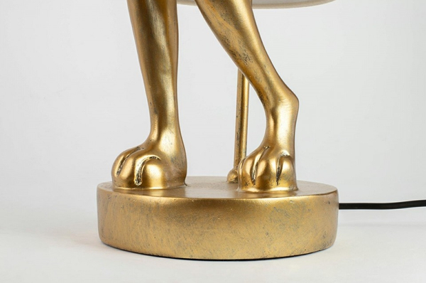 Biurkowa lampka stołowa Rabbit Kare 61598 złota biała