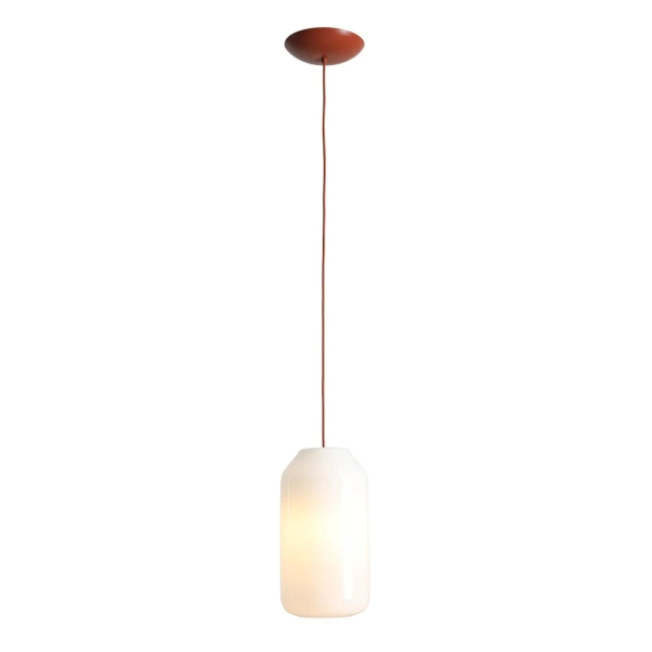 Wisząca ceglana lampa FLASK szklana 1xE27 salonowa 8500G24_M