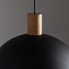 Wisząca lampa salonowa Oslo 4852 TK Lighting skandynawska drewniana czarna