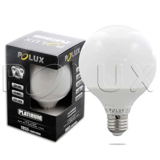 Żarówka SANICO 305633 Polux E27 G95 LED 14W 3000K 1250 lm 230V kulka biała ciepła