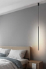 Minimalistyczna lampa wisząca CGZENP1 COPEL zwis LED 7W 3000K sopel do salonu czarny