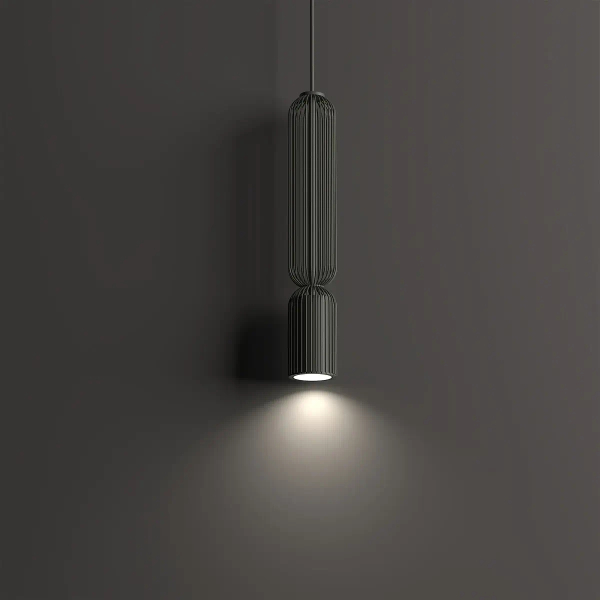 Lampa wisząca do jadalni CAMELEON SINGLES 12201 jedwabisty grafit