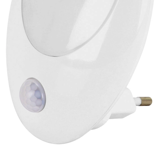 Lampa wtykana LULEK 04507 LED 1W 4000K z czujnikiem biała