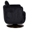 Obrotowy fotel Turner S4576 BLACK CHENILLE Richmond Interiors czarny