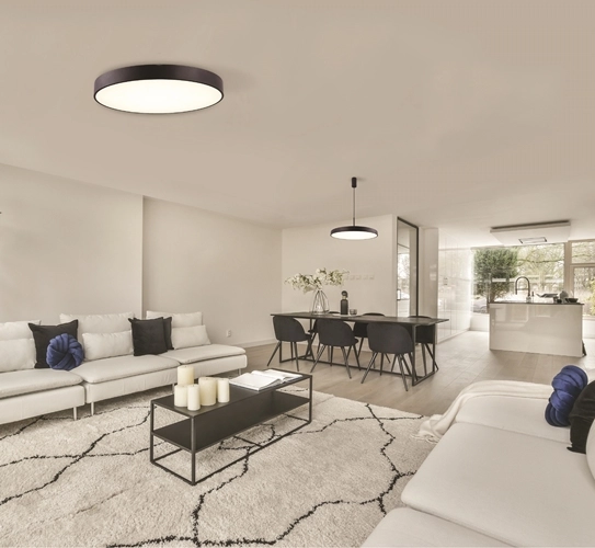 Lampa do salonu sufitowa Marcello AZ5085 LED 80W 3000-6500K czarna