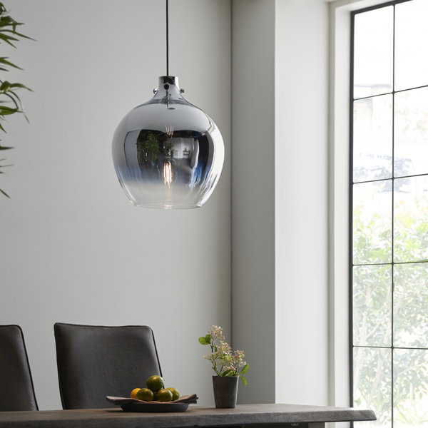 Lampa kula wisząca L&-196442 Light& szkło lustrzane chrom ombre