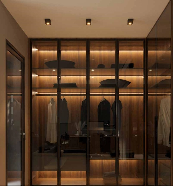 Metalowy spot sufitowy Tub C0211 Maxlight LED 7W 3000K do biura czarny