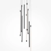 Zwisająca lampa Lightstick MOD236PL-L54B3K LED 46W 3000K sople czarne