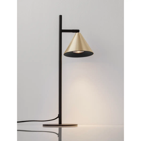 Elegancka lampka stołowa do biura SALVADO LE45598 złota