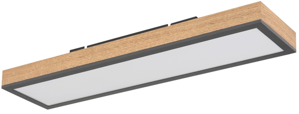 Przysufitowa lampa Doro 416080WD prostokątna LED 18W 3000K drewno