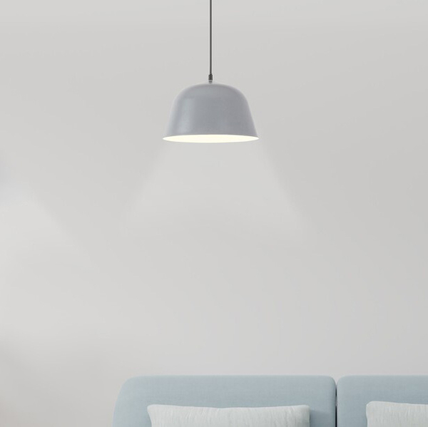 Industrialna lampa wisząca Malia 3095 szary zwis nad wyspę kuchenną
