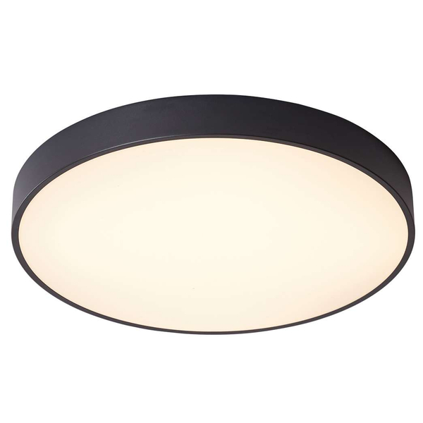 Plafon LAMPA sufitowa ORBITAL 5361-860RC-BK-3 Italux metalowa OPRAWA okrągła LED 24W 3000K natynkowa czarna