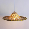 Pleciona lampa zawieszana Boho ABR-LWBRA Abruzzo do jadalni beżowa