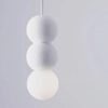 Lampa wisząca IBAGUE LE44662 do kuchni bubbles betonowa biała