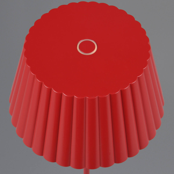 Lampka na taras metalowa Suarez R57706110 LED 2W 3000K IP44 czerwona