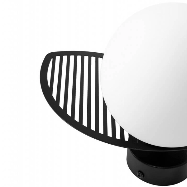 Ścienna lampa do salonu Fyllo FYB12000 kulista biała czarna