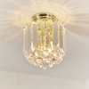 Krystałowa lampa sufitowa FARGO-BP Endon glamour crystal mosiądz