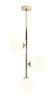 Złota lampa wisząca LIBRA 1094PL_E30 Aldex nowoczesna do salonu