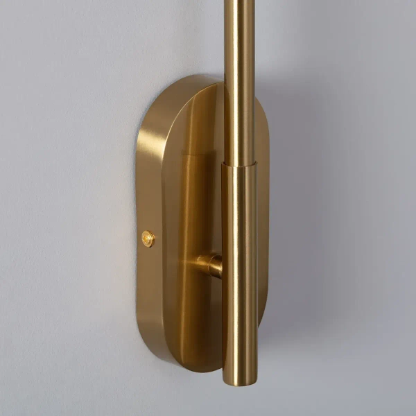 Minimalistyczny kinkiet Milano ABR-KMF-8W Abruzzo LED 8W 3000K złoty