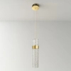 Podłużna zwisająca lampa Lagos ML2245 LED 8W 4000K tuba złota