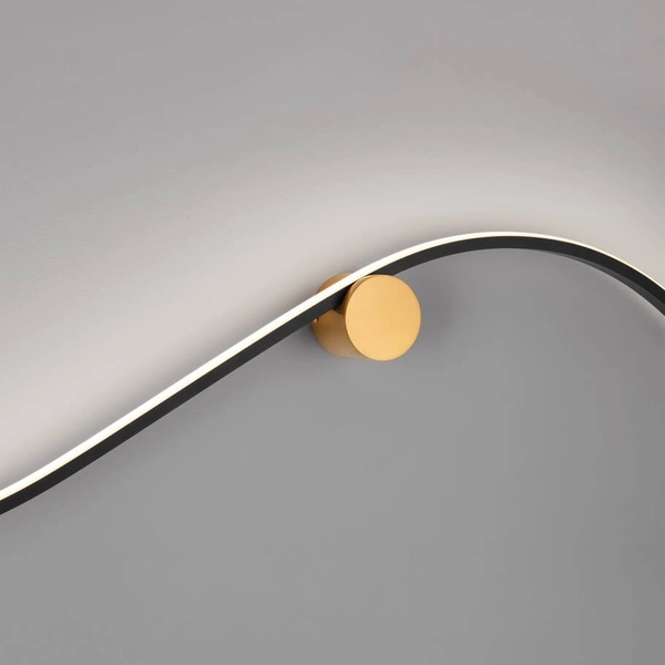 Lampa naścienna do kuchni CUZCO LE44313 LED 20W 3000K czarna złota