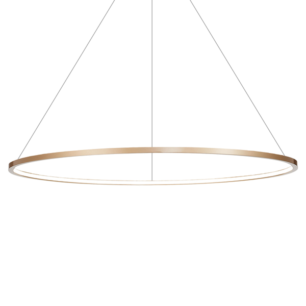 Lampa wisząca pierścieniowa Saturno ML8865 Milagro LED 65W 4000K ring IP44 złoty