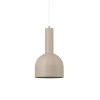 Lampa wisząca kaszmirowa VITRUM dzwonek 1xE27 metalowa do salonu 41548