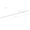 Lampa ścienna sypialniana Saber 10854 Nowodvorski LED 16W 4000K stick czarna