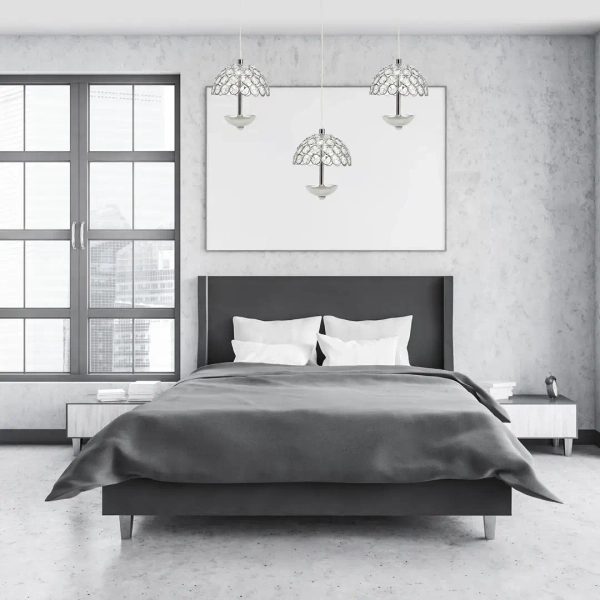 Potrójna lampa wisząca kryształowa VENUS ML315 LED 5W 4000K chrom