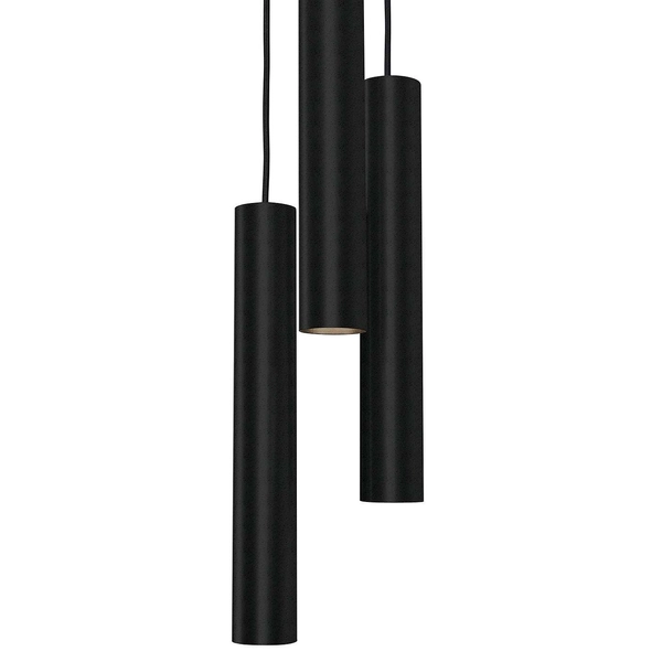 LAMPA wisząca EYE L 8917 Nowodvorski tuba OPRAWA metalowy ZWIS kaskada czarna
