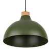 Lampa wisząca skandynawska kopułowa Cap 5665 TK Lighting drewniana zielona